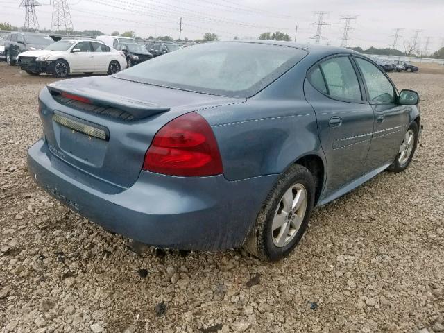 2G2WP552161144946 - 2006 PONTIAC GRAND PRIX BLUE photo 4