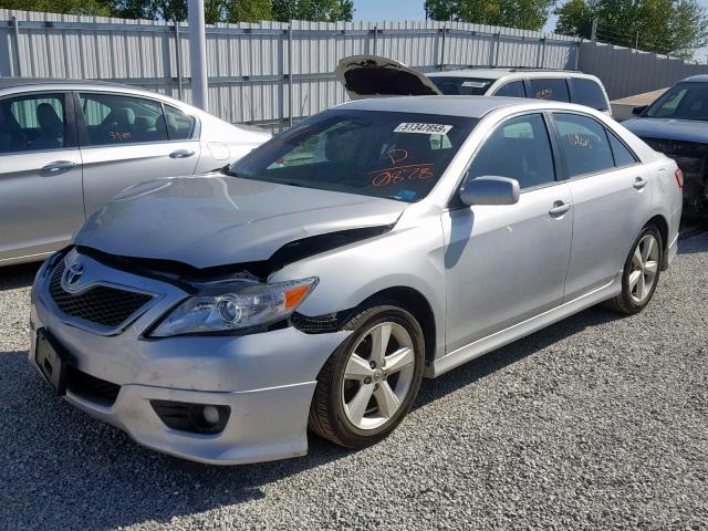 4T1BF3EK9AU070878 - 2010 TOYOTA CAMRY BASE SILVER photo 1