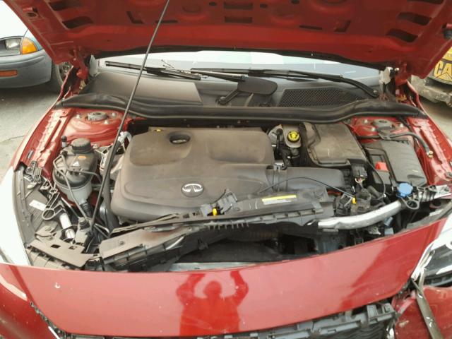 SJKCH5CP0JA047484 - 2018 INFINITI QX30 BASE BURGUNDY photo 7