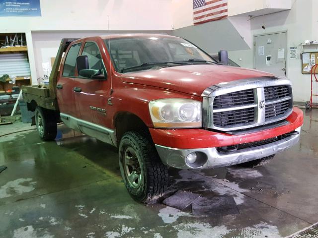 1D7KS28C66J144514 - 2006 DODGE RAM 2500 S RED photo 1