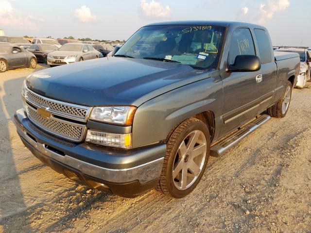 2GCEC19Z161272560 - 2006 CHEVROLET SILVERADO BLUE photo 2