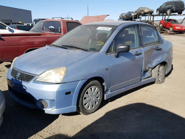 JS2RA62S465305055 - 2006 SUZUKI AERIO BLUE photo 2