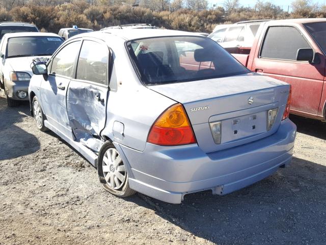 JS2RA62S465305055 - 2006 SUZUKI AERIO BLUE photo 3