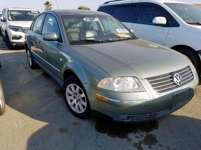 WVWPD63B62P034733 - 2002 VOLKSWAGEN PASSAT GLS GREEN photo 1