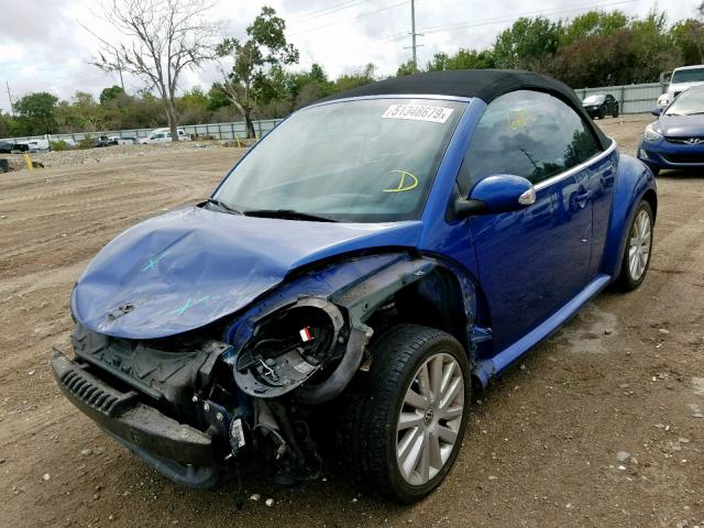 3VWRF31Y28M400627 - 2008 VOLKSWAGEN NEW BEETLE 蓝色 照片 2