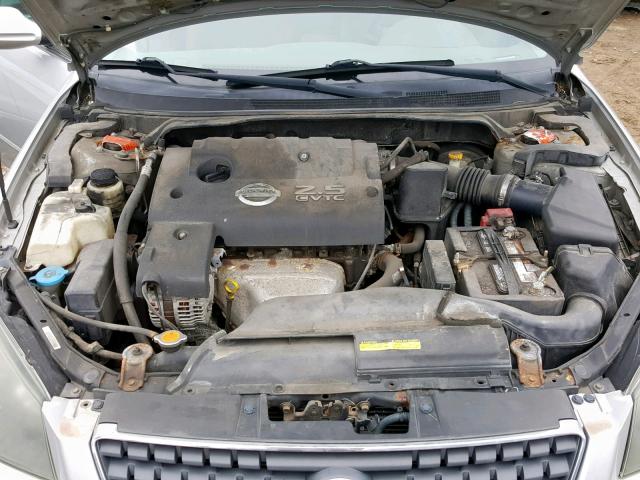 1N4AL11D55C239347 - 2005 NISSAN ALTIMA S SILVER photo 7