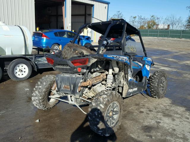 4XAVDE995GB337519 - 2016 POLARIS RZR XP 100 BLUE photo 4