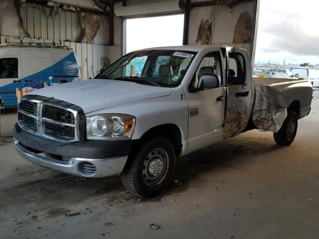 3D7KR28D47G784499 - 2007 DODGE RAM 2500 S WHITE photo 2