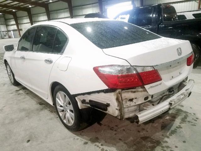 1HGCR2F83EA202457 - 2014 HONDA ACCORD EXL WHITE photo 3