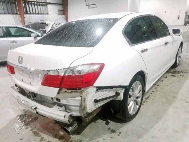 1HGCR2F83EA202457 - 2014 HONDA ACCORD EXL WHITE photo 4