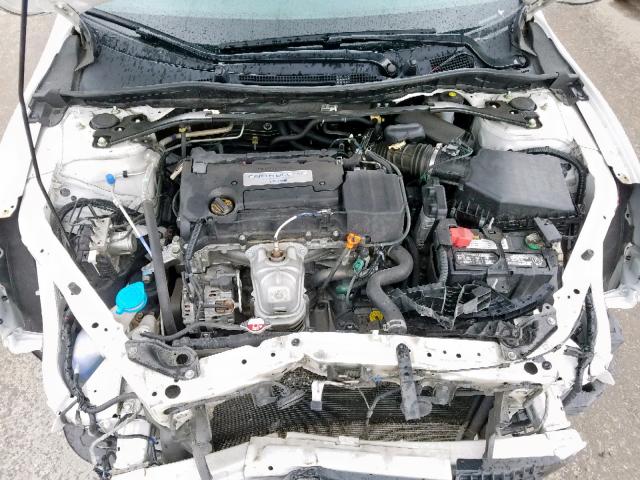 1HGCR2F83EA202457 - 2014 HONDA ACCORD EXL WHITE photo 7