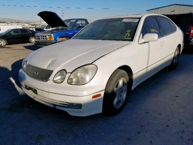 JT8BD68S5W0005224 - 1998 LEXUS GS 300 WHITE photo 2