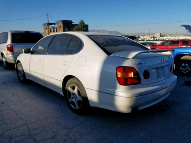 JT8BD68S5W0005224 - 1998 LEXUS GS 300 WHITE photo 3