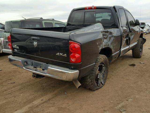 3D7KS28A08G107719 - 2008 DODGE RAM 2500 S BLACK photo 4