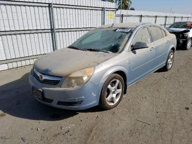 1G8ZS57N88F137481 - 2008 SATURN AURA XE BLUE photo 2