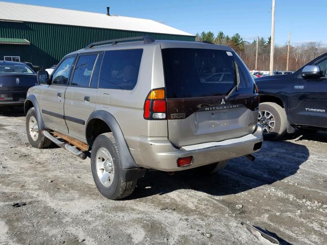 JA4MT21H33J048304 - 2003 MITSUBISHI MONTERO SP TAN photo 3