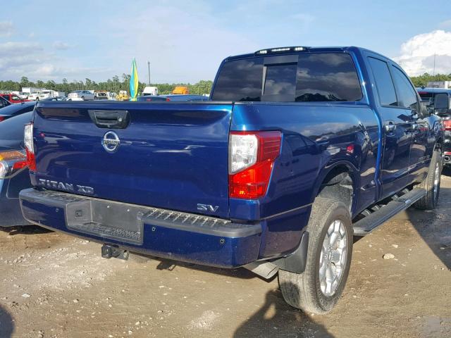 1N6BA1F29HN513179 - 2017 NISSAN TITAN XD S BLUE photo 4