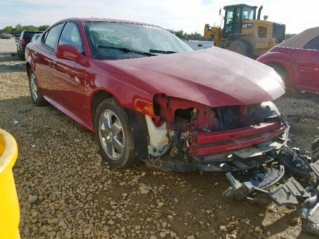 2G2WR554871155519 - 2007 PONTIAC GRAND PRIX RED photo 1