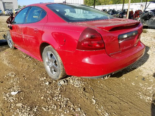 2G2WR554871155519 - 2007 PONTIAC GRAND PRIX RED photo 3