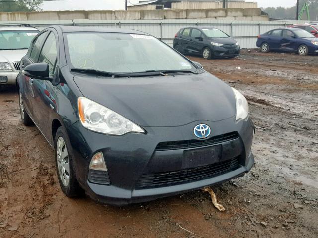 JTDKDTB39D1557141 - 2013 TOYOTA PRIUS C BLACK photo 1