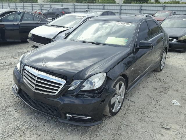 WDDHF5KB6CA597110 - 2012 MERCEDES-BENZ E 350 BLACK photo 2