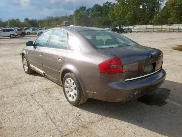 WAUEH54B51N104346 - 2001 AUDI A6 2.8 QUA BROWN photo 3