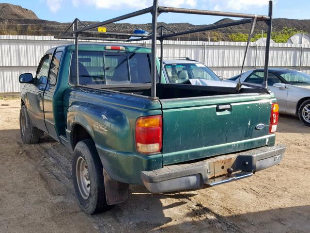 1FTZR15X5XPA57465 - 1999 FORD RANGER SUP GREEN photo 3