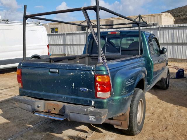 1FTZR15X5XPA57465 - 1999 FORD RANGER SUP GREEN photo 4