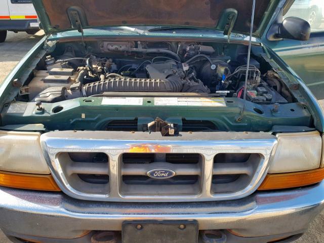 1FTZR15X5XPA57465 - 1999 FORD RANGER SUP GREEN photo 7