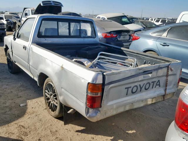 JT4RN81A9M5117809 - 1991 TOYOTA PICKUP 1/2 GRAY photo 3