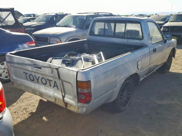 JT4RN81A9M5117809 - 1991 TOYOTA PICKUP 1/2 GRAY photo 4