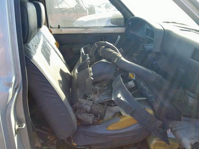 JT4RN81A9M5117809 - 1991 TOYOTA PICKUP 1/2 GRAY photo 5