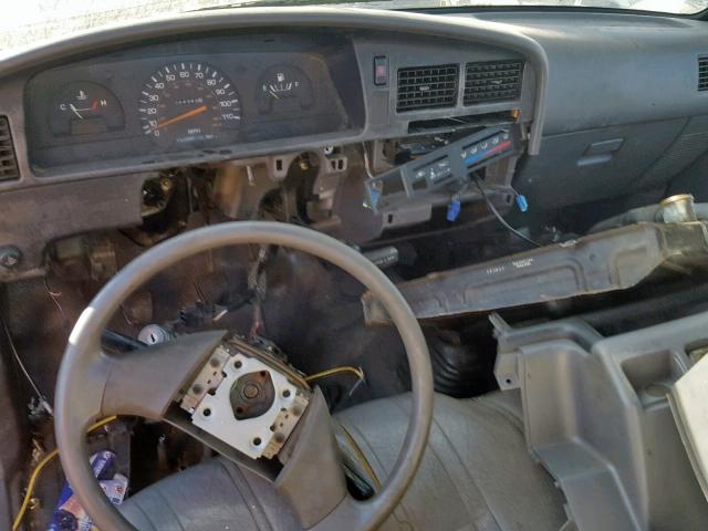 JT4RN81A9M5117809 - 1991 TOYOTA PICKUP 1/2 GRAY photo 9