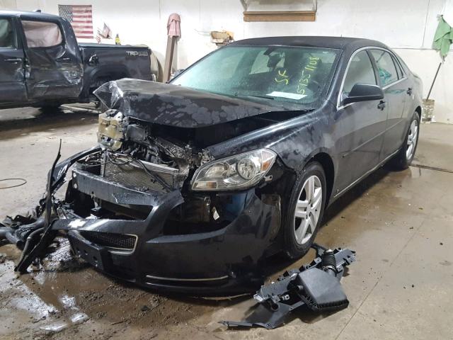 1G1ZH57B594202688 - 2009 CHEVROLET MALIBU 1LT ნაცრისფერი ფოტო 2
