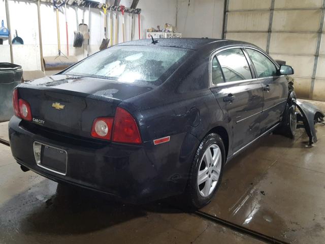 1G1ZH57B594202688 - 2009 CHEVROLET MALIBU 1LT ნაცრისფერი ფოტო 4