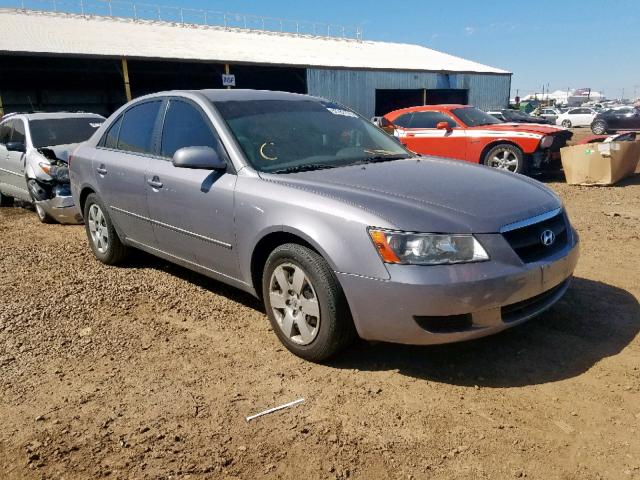 5NPET46C98H391248 - 2008 HYUNDAI SONATA GLS SILVER photo 1