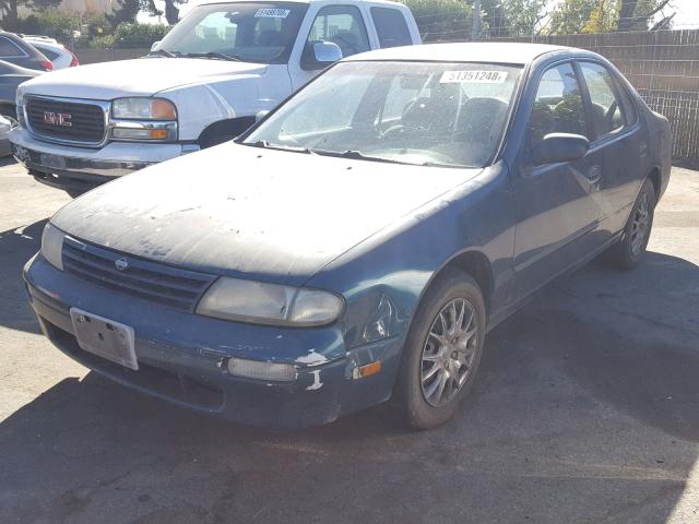 1N4BU31D4VC271123 - 1997 NISSAN ALTIMA XE BLUE photo 2