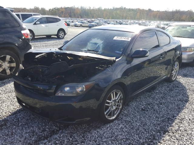 JTKDE177X50029579 - 2005 TOYOTA SCION TC შავი ფოტო 2