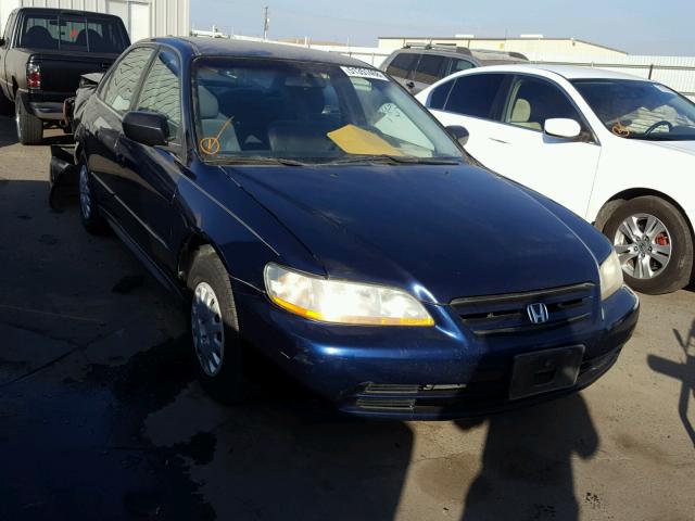 1HGCF86682A028844 - 2002 HONDA ACCORD VAL BLUE photo 1