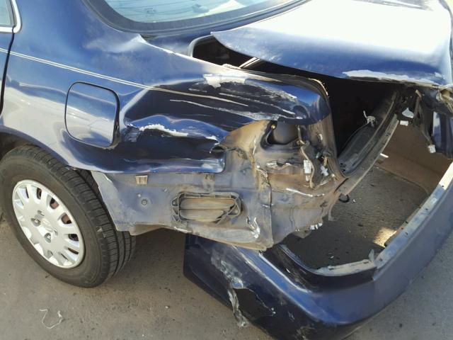 1HGCF86682A028844 - 2002 HONDA ACCORD VAL BLUE photo 9