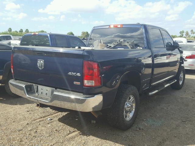 3C6UD5CL6CG272388 - 2012 DODGE RAM 2500 S BLUE photo 4