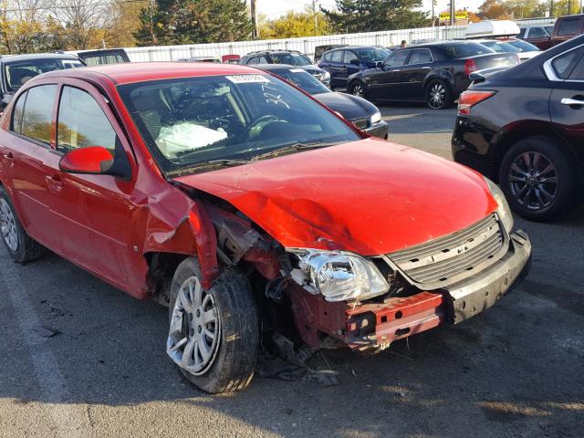 1G1AT58HX97223274 - 2009 CHEVROLET COBALT LT RED photo 9