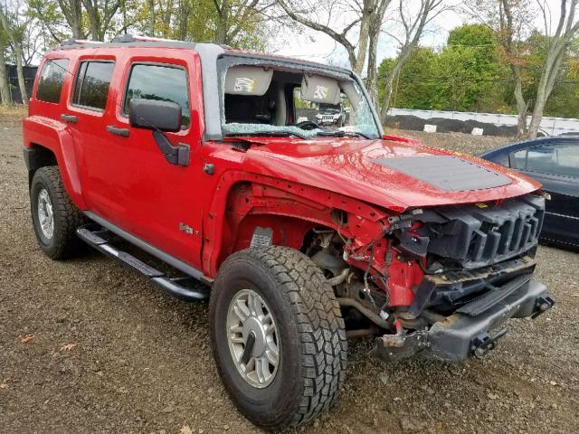 5GTDN136268141891 - 2006 HUMMER H3 RED photo 1