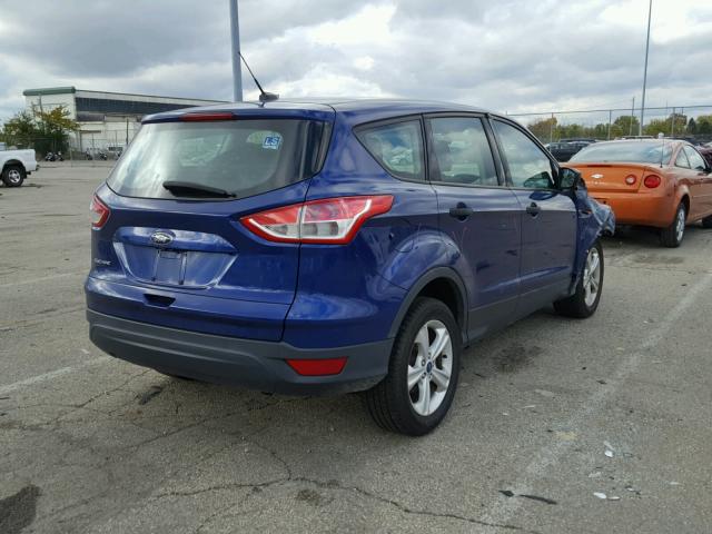 1FMCU0F72EUE55627 - 2014 FORD ESCAPE S BLUE photo 4