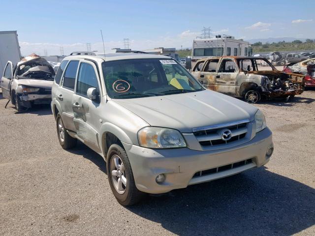 4F2CZ06145KM24750 - 2005 MAZDA TRIBUTE S TAN photo 1