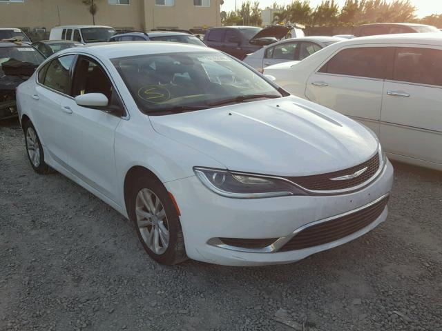 1C3CCCABXFN658995 - 2015 CHRYSLER 200 LIMITE WHITE photo 1