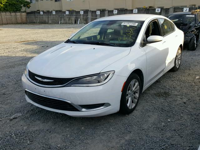 1C3CCCABXFN658995 - 2015 CHRYSLER 200 LIMITE WHITE photo 2