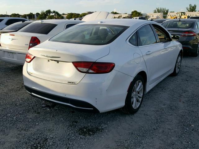 1C3CCCABXFN658995 - 2015 CHRYSLER 200 LIMITE WHITE photo 4