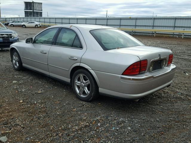 1LNHM87A72Y698191 - 2002 LINCOLN LS SILVER photo 3