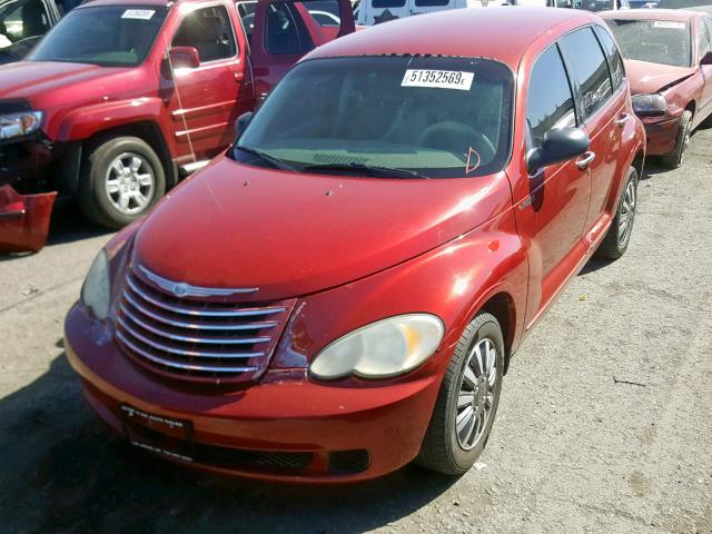 3A4FY58B56T327702 - 2006 CHRYSLER PT CRUISER RED photo 2